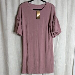 Francesca's Collections Mauve Midi Dress